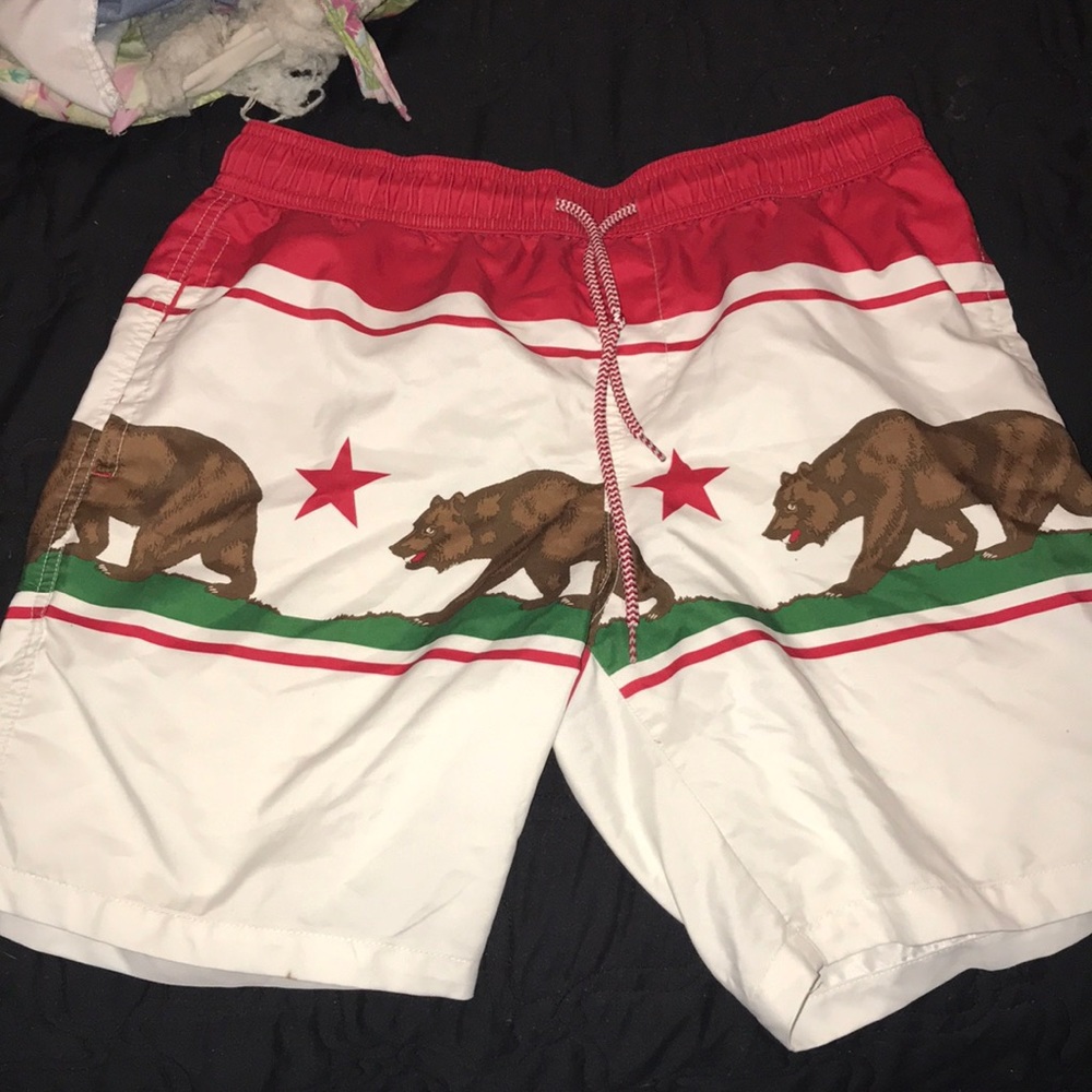 California swim shorts.